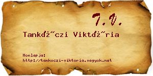 Tankóczi Viktória névjegykártya